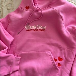 dandy worldwide “quality time” oversized lux hoodie